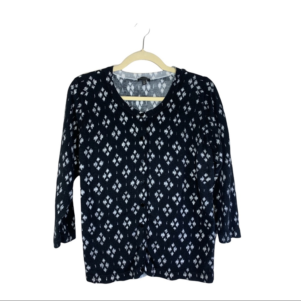 Talbots 3/4 Sleeve Lightweight Cardigan, Size XL